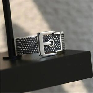 ⭐️ #14 Retro 925 Sterling Silver Buckle Ring